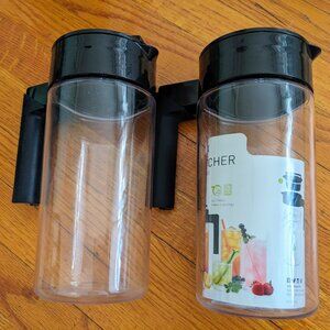 NEW 2x Takeya 1 Quart (32 oz) Airtight Pitcher w/ Lid (BPA free / Made in USA)